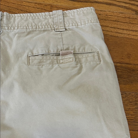 LLBean Pants Women’s 14 M/Tall Khaki Utility Hiking Canvas Cotton - Picture 9 of 13